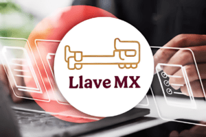 Logotipo de Llave MX, el sistema de autenticación digital del Gobierno de México para trámites y servicios electrónicos.