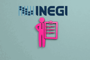 Documento representado como contrato gráfico con el logotipo del INEGI, simbolizando la aprobación de la reforma al Reglamento Interior del Instituto Nacional de Estadística y Geografía.