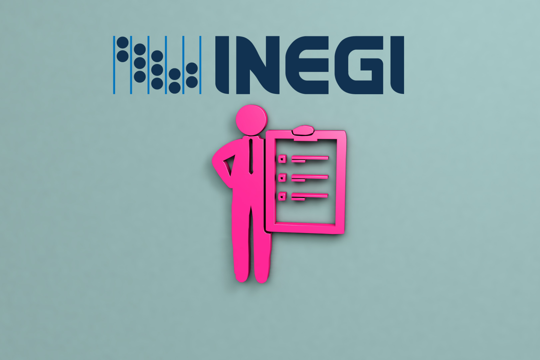 Documento representado como contrato gráfico con el logotipo del INEGI, simbolizando la aprobación de la reforma al Reglamento Interior del Instituto Nacional de Estadística y Geografía.